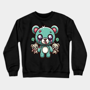 Cute Zombie Bear Kawaii Crewneck Sweatshirt